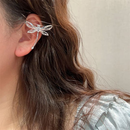 Ear Dragonfly Cuff / Alloy Floral