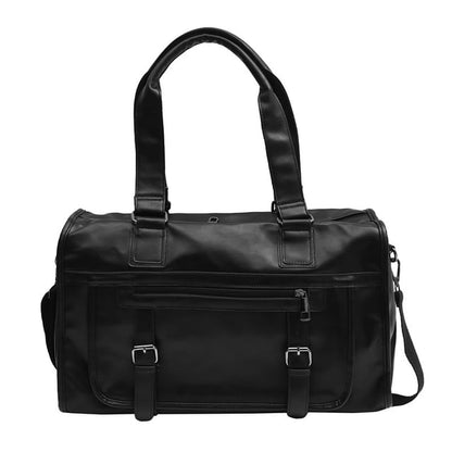 Plain Bag Leather Carryall Faux