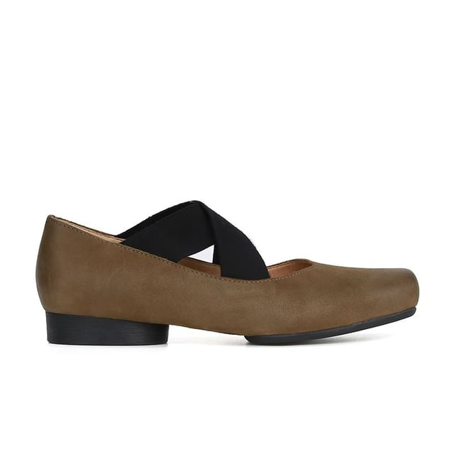 Block Leather Designs) Genuine (Various Heel Pumps