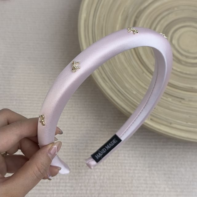 Bow Studded Hair / Clip Band