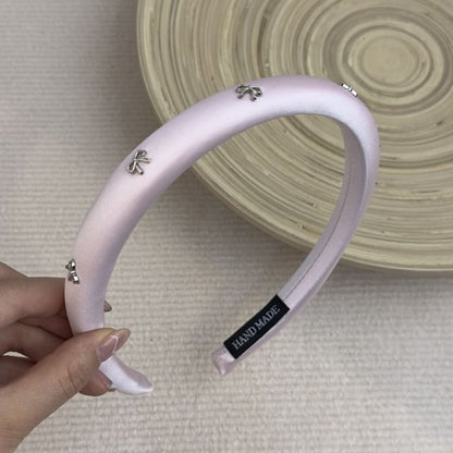 Bow Studded Hair / Clip Band