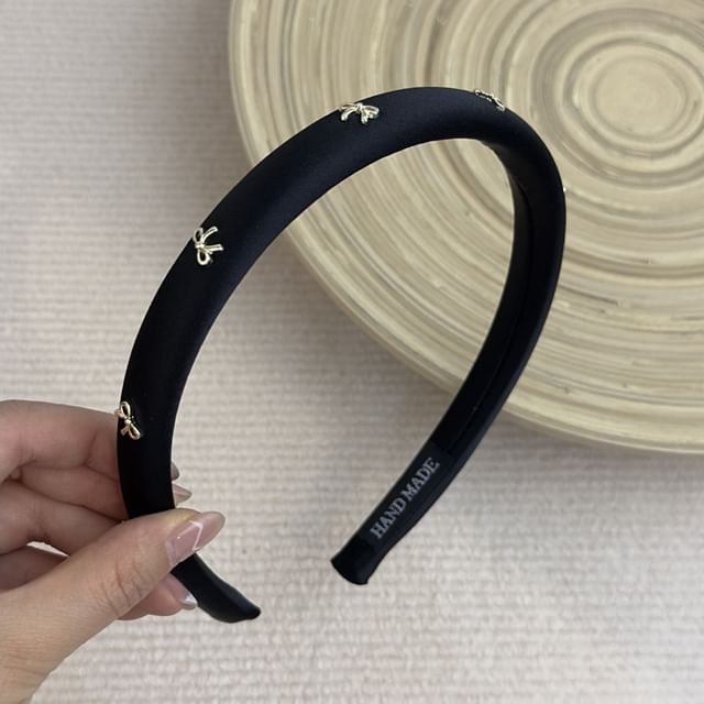 Bow Studded Hair / Clip Band