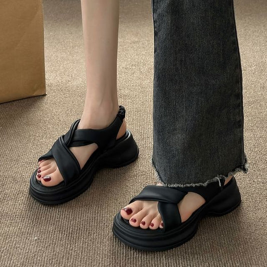 Twist Platform Sandals