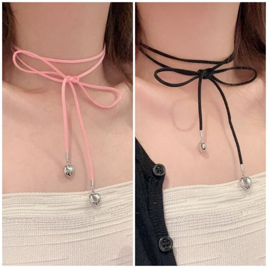 Wholesale Sample Heart Bow Choker