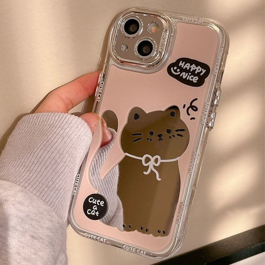 Case Mirrored Phone Cat