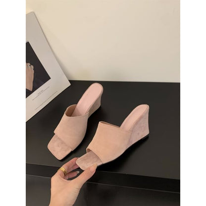 Sample Wedge Slide Sandals