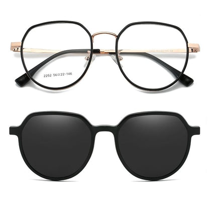 Wholesale Sample 2 in 1 Magnetic Clip On Sunglasses / Eyeglasses (Various Designs)