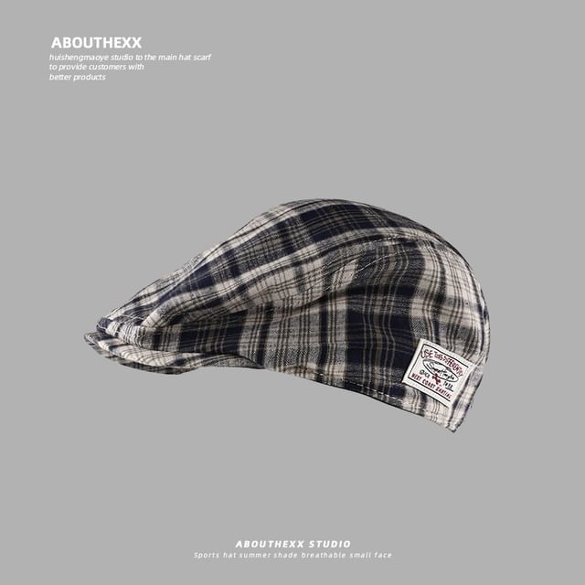 Plaid Beret