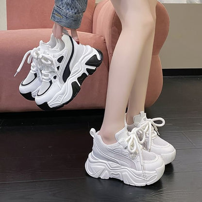 Lace Up Sneakers Platform
