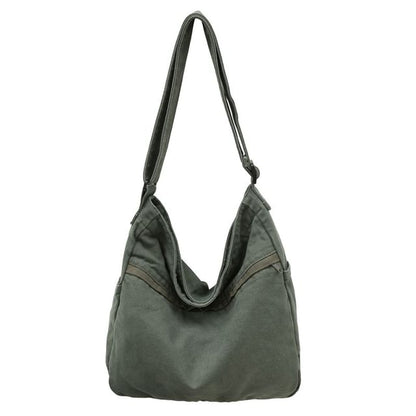 Canvas Bag Crossbody Multi-Pocket