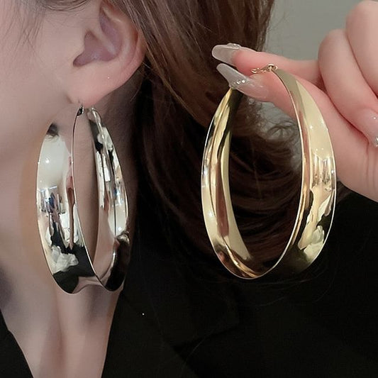 Thick Hoop Earring