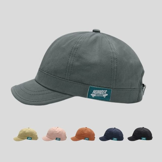 Brim Short Cap Applique Baseball