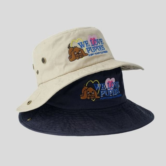 Bucket Cartoon Embroidered Hat