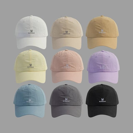 Baseball Lettering Cap Embroidered