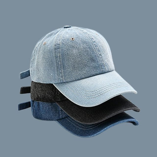 Cap Baseball Washed Denim