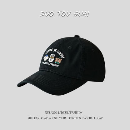 Cap Embroidered Baseball Cartoon