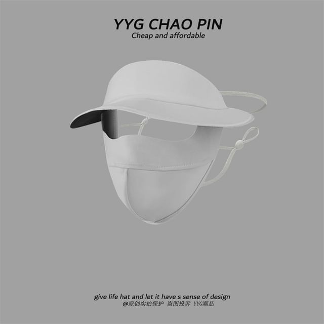 Brim Sun Protection with Cover Face Plain