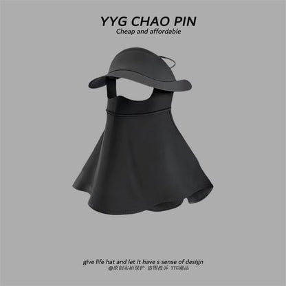 with Plain Face Neck Sun Protection Flap Cover