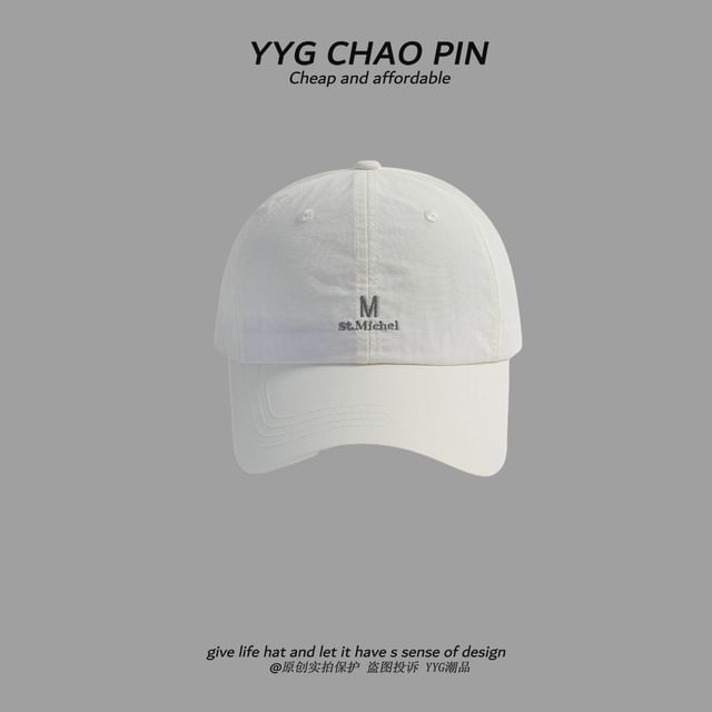 Baseball Lettering Cap Embroidered