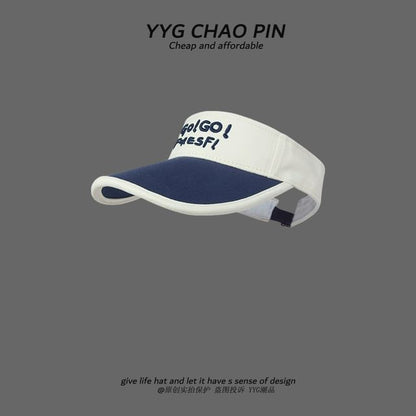 Tone Visor Two Embroidered Lettering Sun