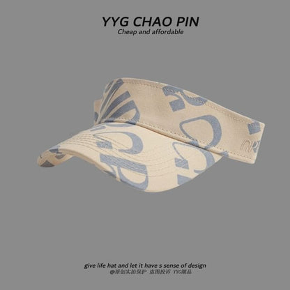 Visor Print Lettering Sun