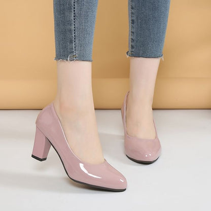 Pumps Block Heel Patent