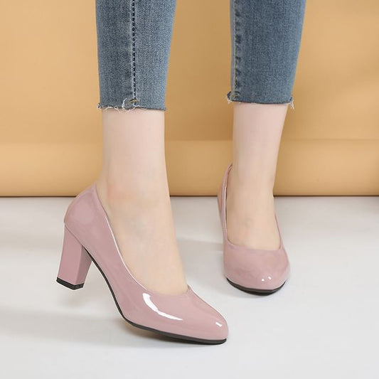 Pumps Block Heel Patent