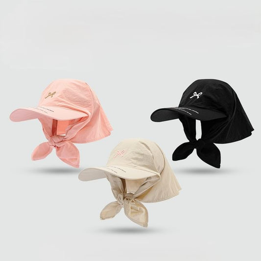 Cap Bow Dry Embroidered Quick
