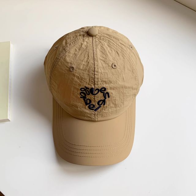 Cap Baseball Dry Embroidered Quick