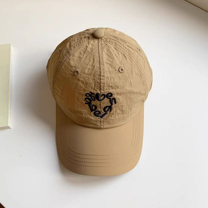 Cap Baseball Dry Embroidered Quick