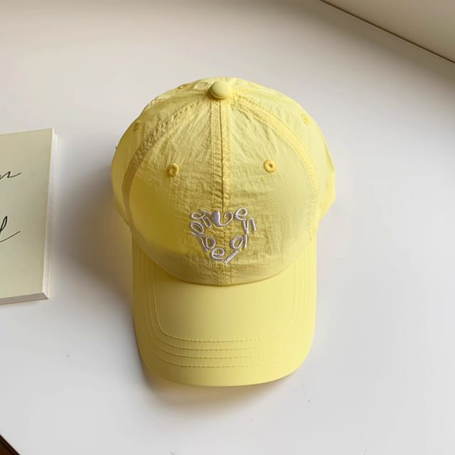 Cap Baseball Dry Embroidered Quick