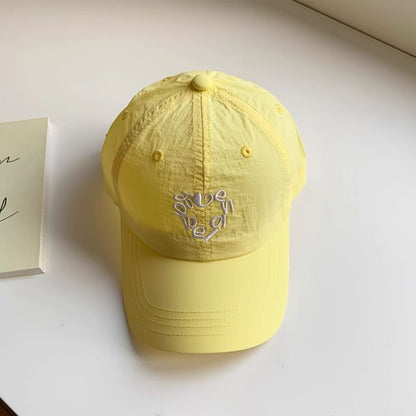 Cap Baseball Dry Embroidered Quick
