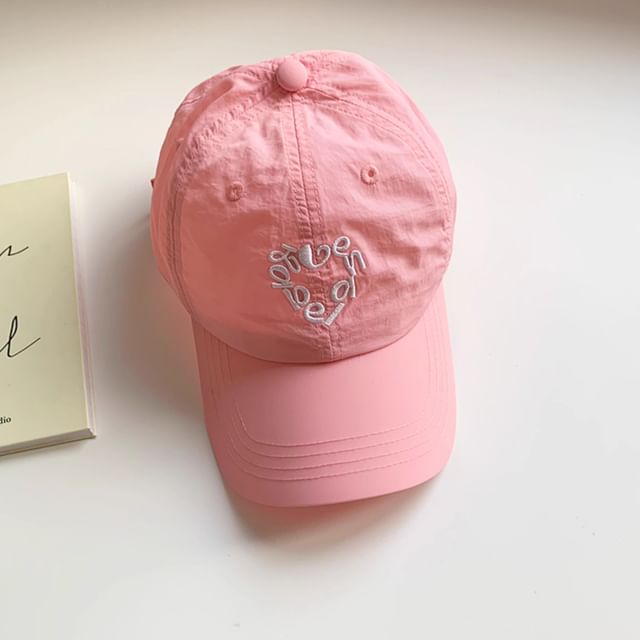 Cap Baseball Dry Embroidered Quick