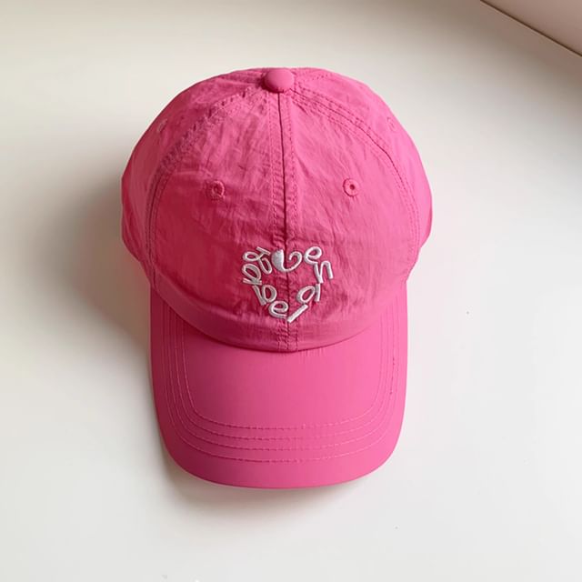 Cap Baseball Dry Embroidered Quick