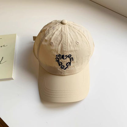 Cap Baseball Dry Embroidered Quick