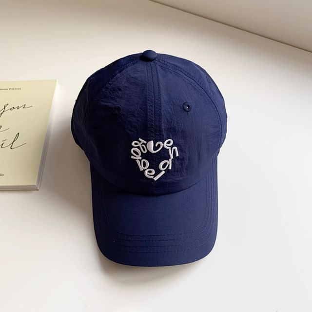 Cap Baseball Dry Embroidered Quick