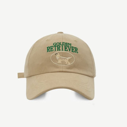 Dog Baseball Embroidered Cap