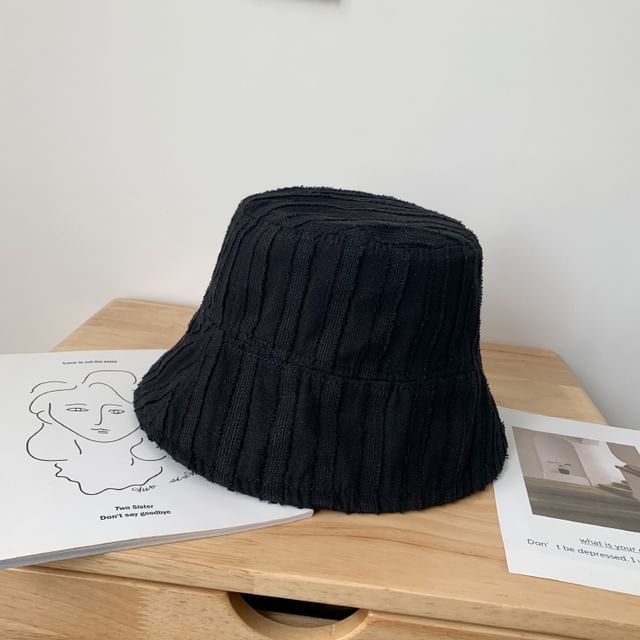 Frayed Bucket Hat Plain