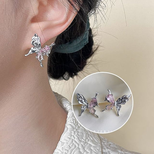 Butterfly Cuff Ear Rhinestone Alloy