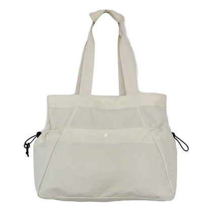 Plain Bag Zip Tote