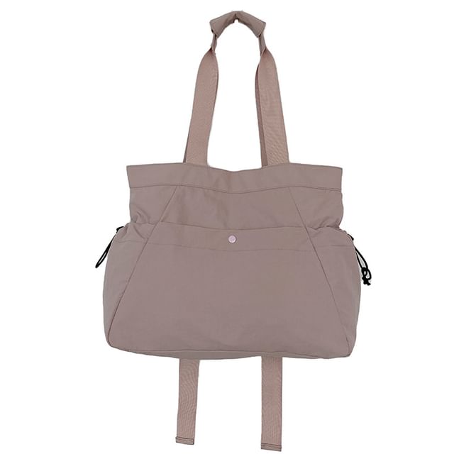 Plain Bag Zip Tote