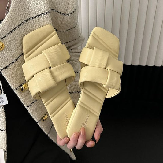 Sample Woven Slide Sandals