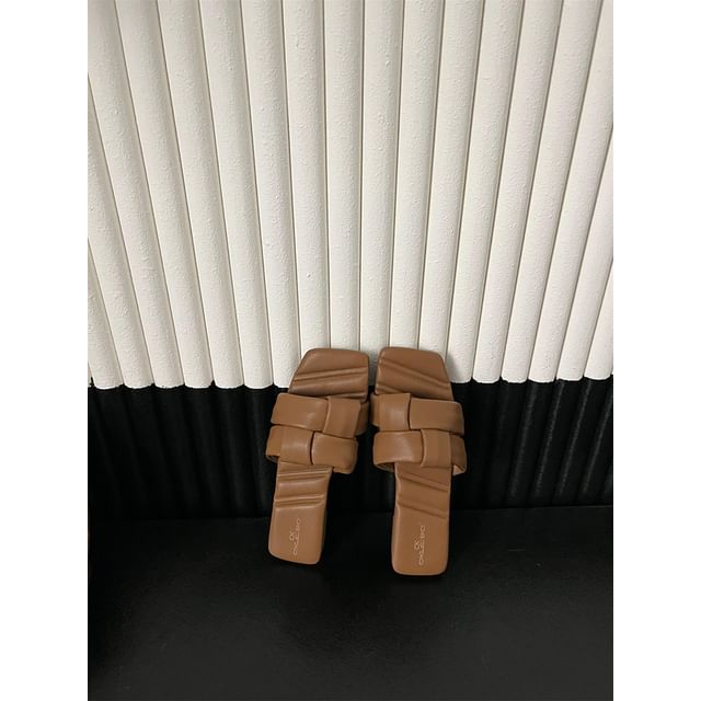 Sample Woven Slide Sandals
