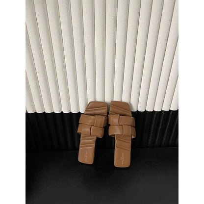 Sample Woven Slide Sandals