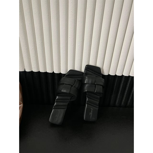Sample Woven Slide Sandals