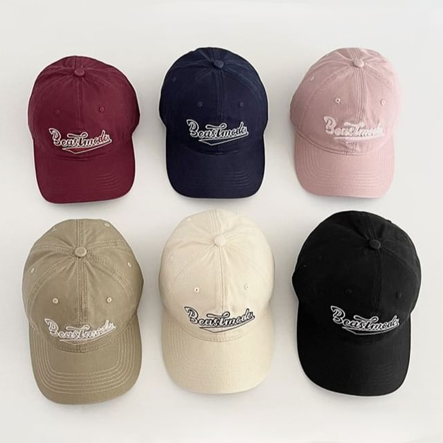 Baseball Embroidered Lettering Cap