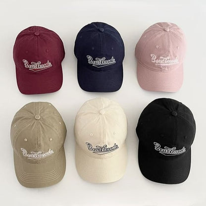 Baseball Embroidered Lettering Cap
