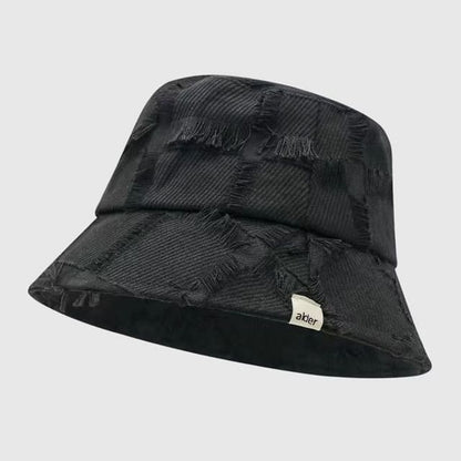 Frayed Hat Distressed Edge Bucket