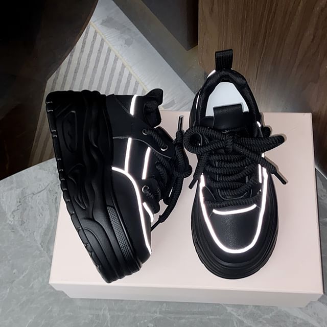 Sneakers Platform Lace-Up