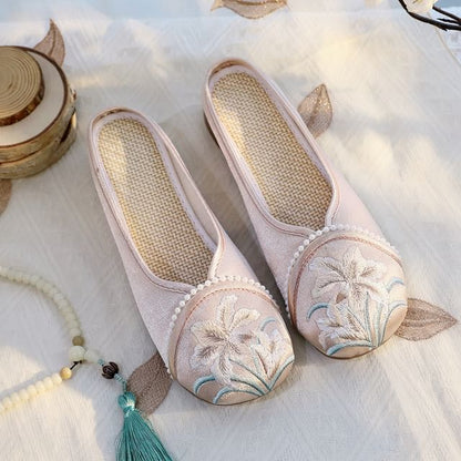 Flats Embroidered Textile